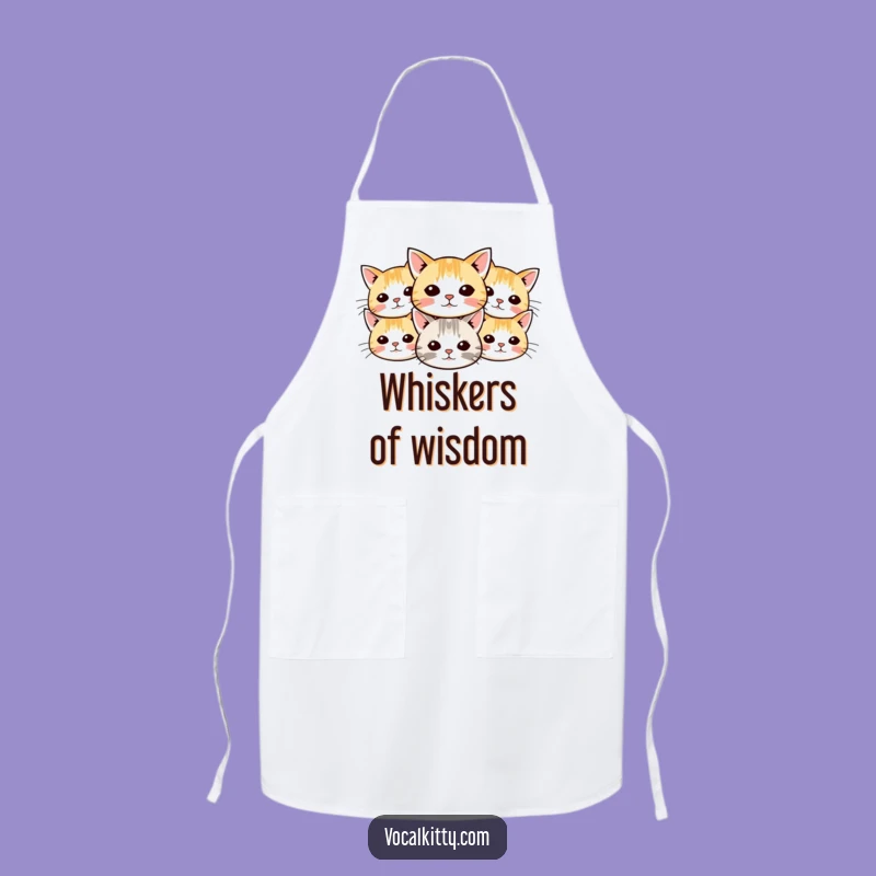 Funny Cat Apron: Whisker Protection for Your Kitchen Fun, Ideal Gift