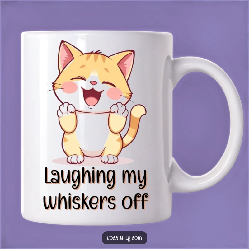 Funny Giggling Cat Mug: The Purr-fect Gift for Laughing Feline Fans!