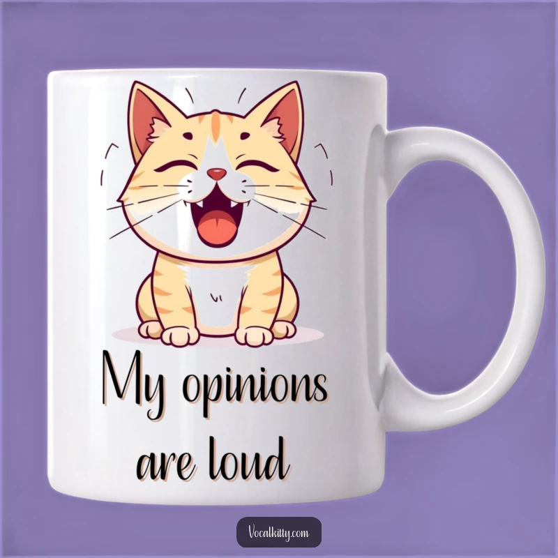 Funny Cat Meow Mug: Loud Feline Sounds for a Hilarious Coffee Experience