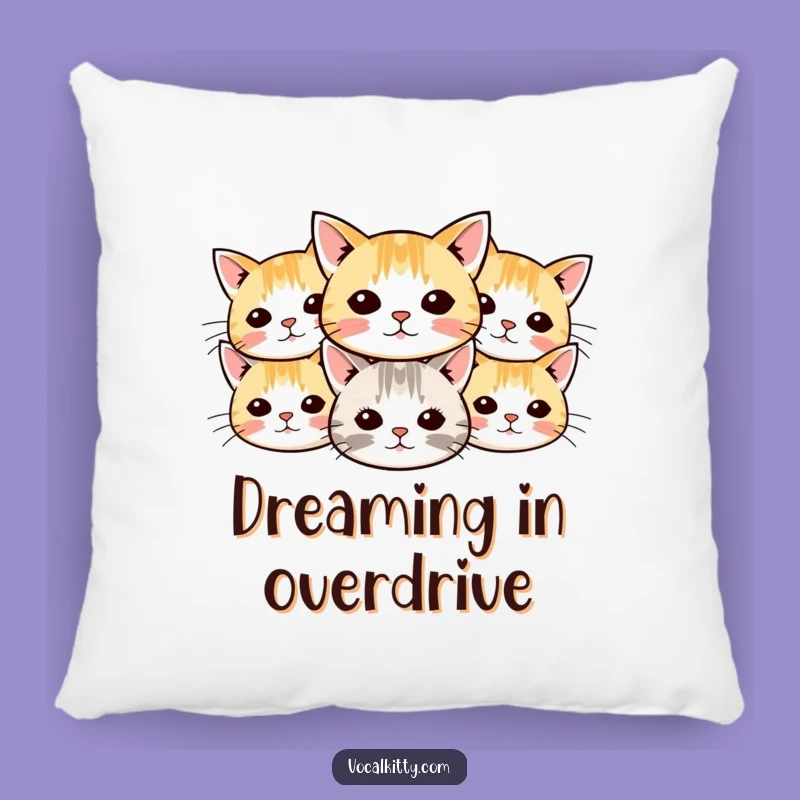 Funny Cat Pillow: Cozy Whisker Comfort, Adorable Accent Pillow, Perfect Gift