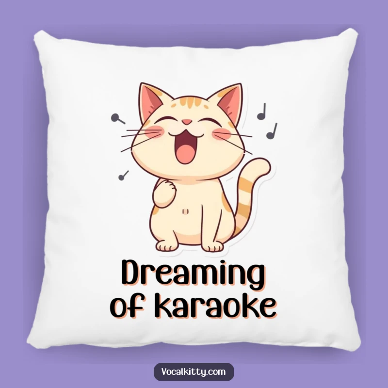 Funny Singing Cat Pillow - Comfy and Hilarious Musical Decor