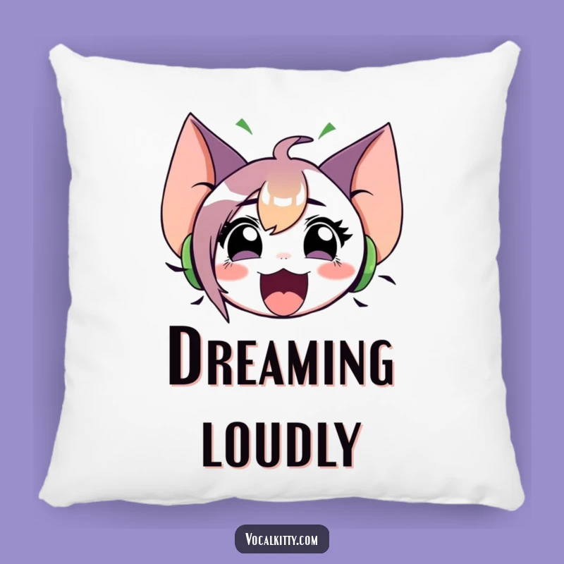 Funny Big Ears Pillow: Loud Character Cushion, Cozy Gift