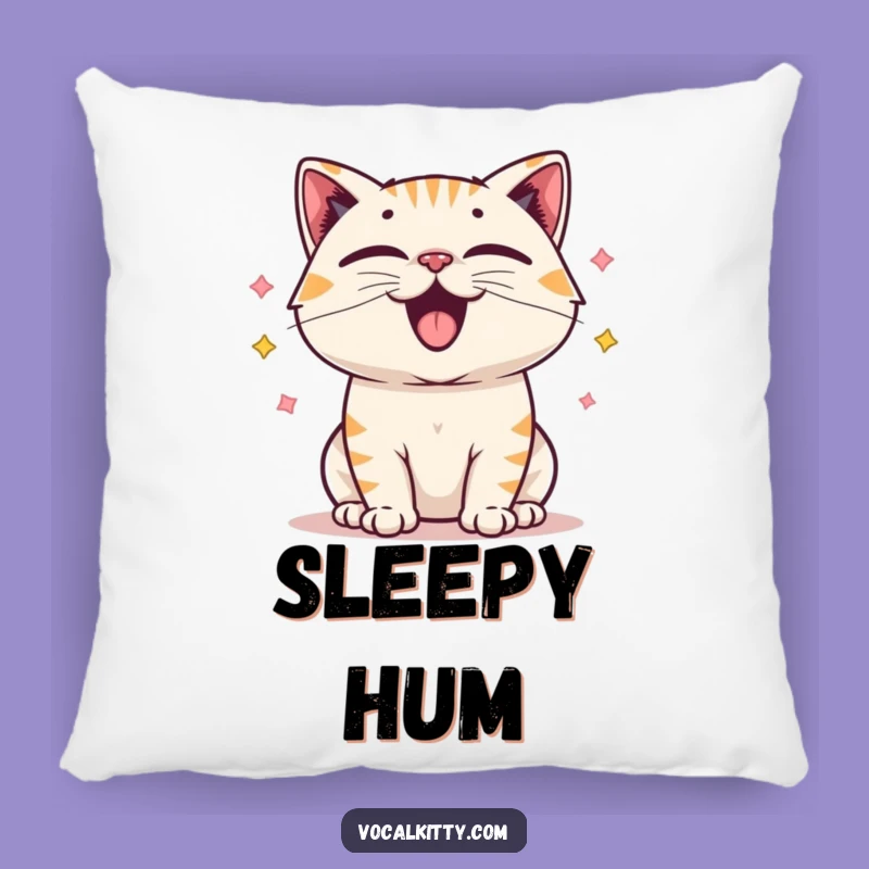 Funny Cat Vocal Cords Pillow: Cozy Happy Sound Cushion, Perfect Funny Gift