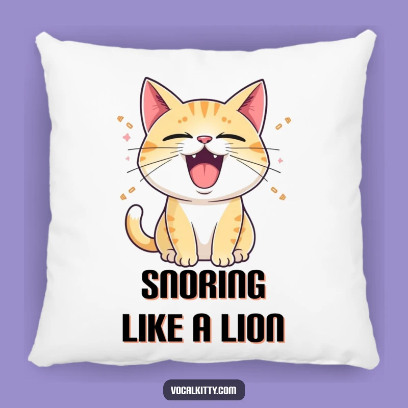 Funny Vocal Cat Pillow: Cozy Up with Loud Comfort Funny Gift