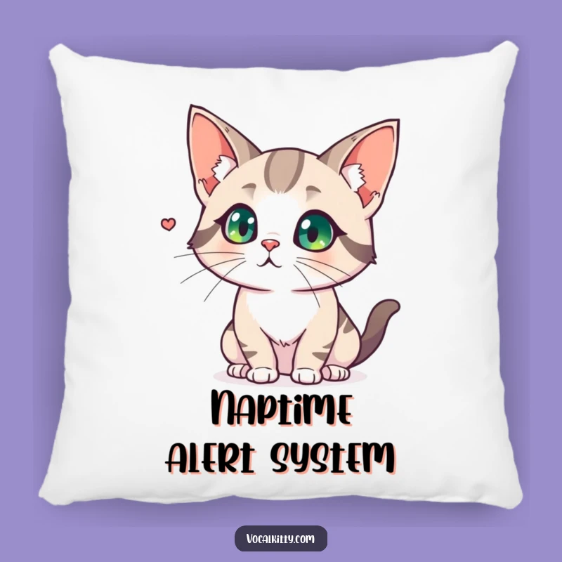 Funny Cat Big Ears Pillow - Snuggle with Focused Feline!