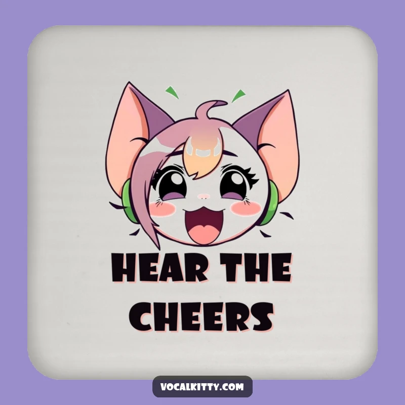 Funny Loud Character Coaster: Big Ears Sound Decor, Gift Set