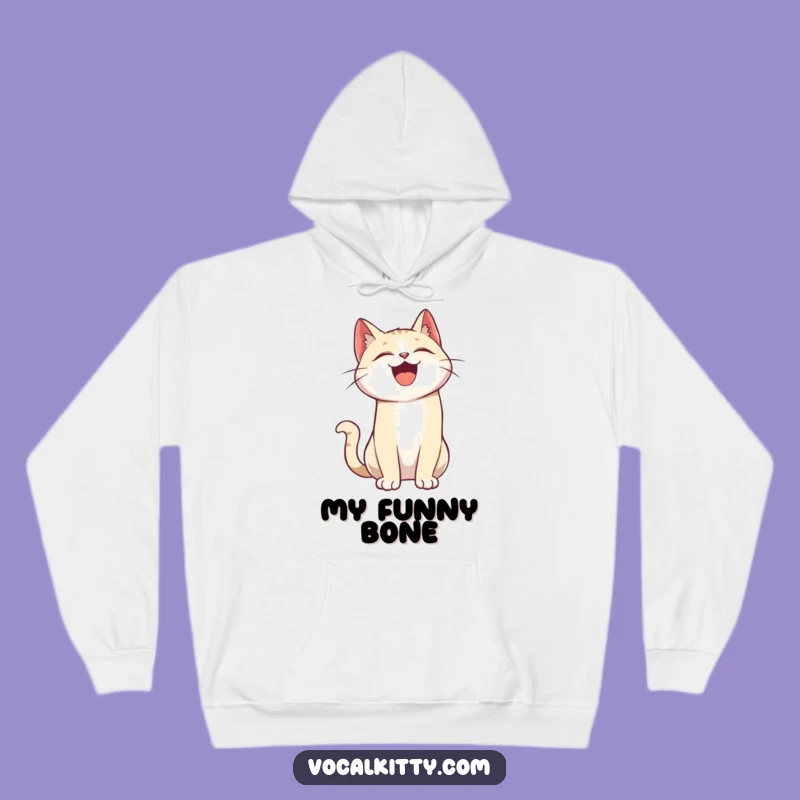 Funny Cat Hoodie: Cozy Laughing Feline Sweatshirt, Ultimate Funny Gift for Cat Fans