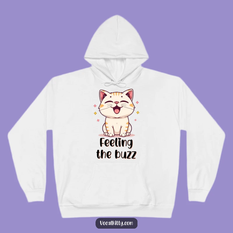 Funny Cat Vocal Cords Hoodie: Cozy Happy Sound Sweatshirt, Perfect Funny Gift