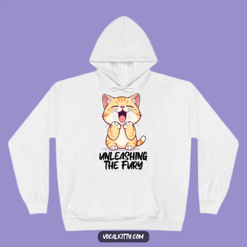 Funny Cat Yelling Hoodie: Cozy and Hilarious Apparel for Cat Fans