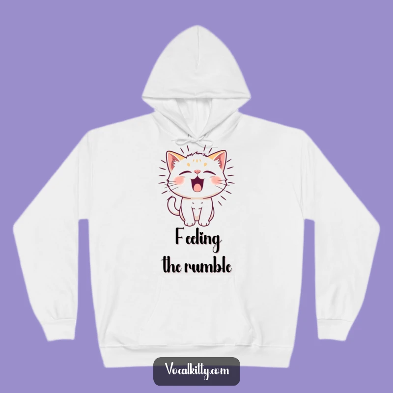 Funny Vibrating Cat Hoodie - Cozy Powerful Noise Sweatshirt Gift