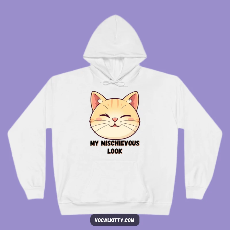 Funny Winking Cat Hoodie: Cozy Playfulness, Perfect Gift for Cat Lovers