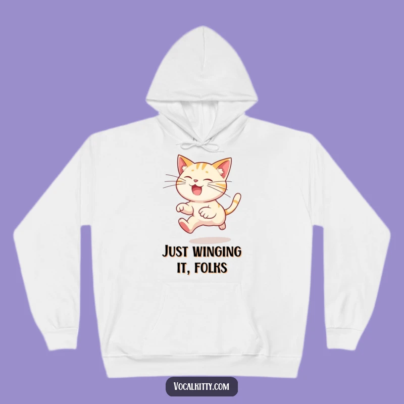 Funny Cat Hoodie: Cozy Comfort with Whiskers of Laughter, Great Gift Idea