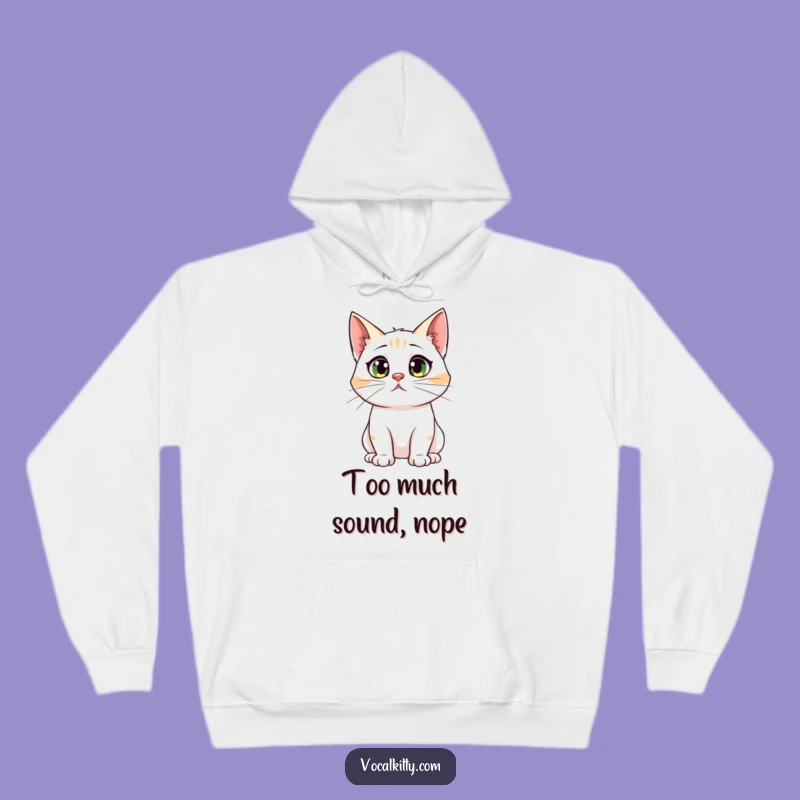 Cozy Funny Cat Big Ears Hoodie: Warm Comfort for Startled Felines, Gift