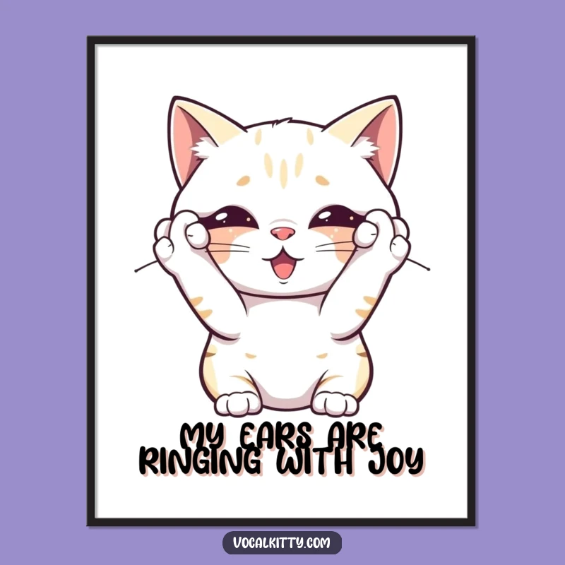 Free Printable Wall Art: Overwhelmed Cat, Funny Downloadable Art for a Relatable Vibe