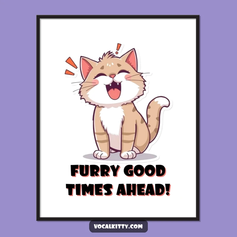 Free Printable Frazzled Cat Wall Art: Shockingly Funny Feline Decor Downloadable