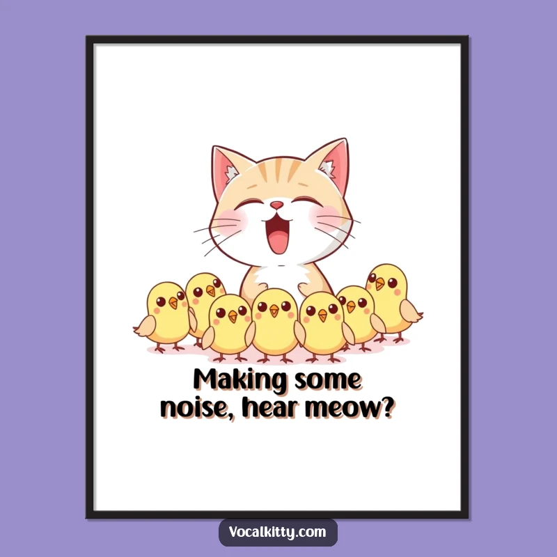 Free Printable Wall Art: Startling Cat Chaos Art, Funny Downloadable Decor