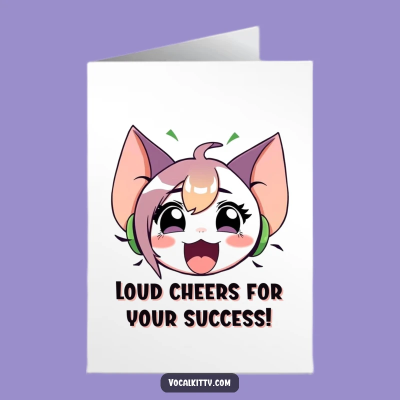 Free Printable Congrats Card: Roaring Success, Loud Downloadable Gift