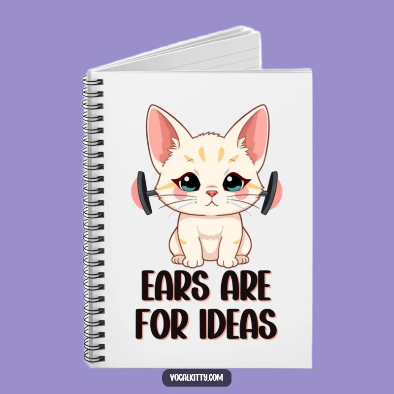 Funny Big Ear Cat Notebook: Jot Down Ideas With This Hilarious Journal