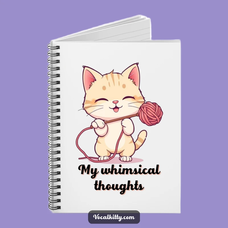 Funny Bubble Batting Cat Notebook, Jot Down Playful Ideas