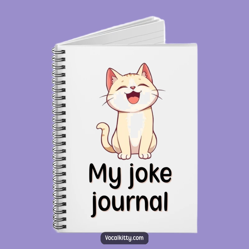 Funny Cat Notebook: Hilarious Laughing Feline Journal, Perfect Funny Gift Diary