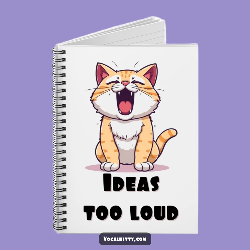 Funny Roaring Cat Notebook - Jot Down Loud Ideas!