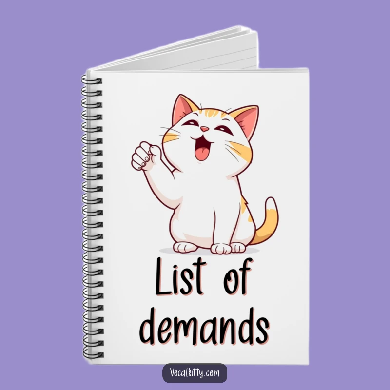 Funny Bellowing Cat Notebook: Jot Down Ideas with Feline Flair