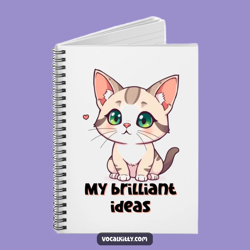 Funny Cat Big Ears Notebook - Jot Down Your Observations!