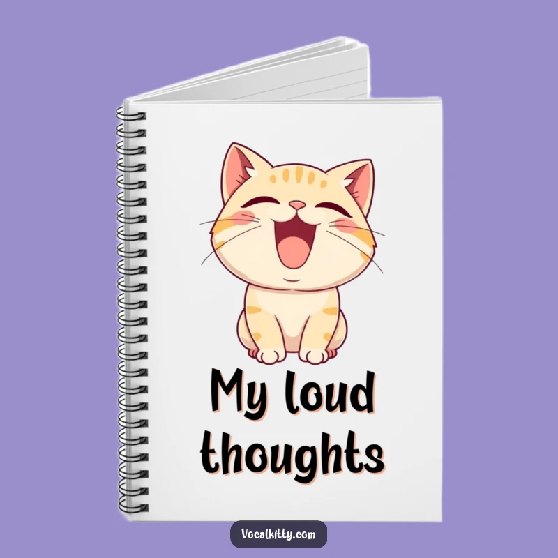 Funny Cat Squeal Notebook: Joyful Sound Journal, Perfect Funny Gift