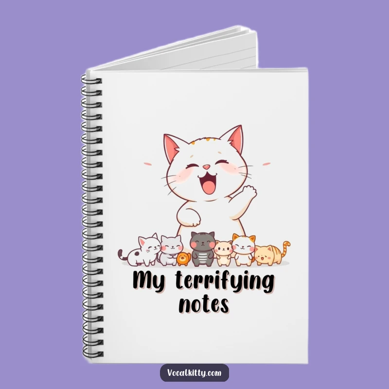 Funny Cat Startling Notebook: Jot Down Notes with a Bang