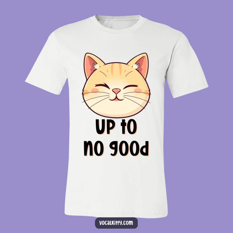 Funny Winking Cat T-Shirt: Playful Whiskers for Humorous Style, Great Gift