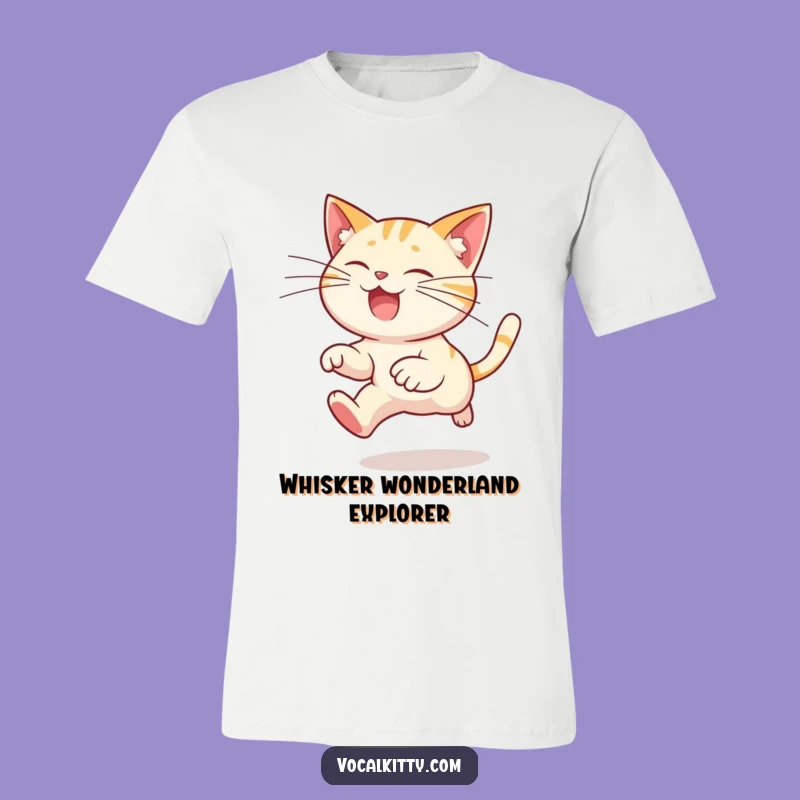 Funny Cat T-Shirt: High-Flying Whiskers of Fun, Ideal Humorous Gift