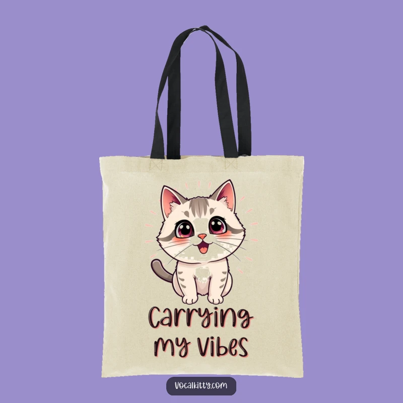 Funny Cat Echo Tote Bag: Carry Your Excitement Everywhere