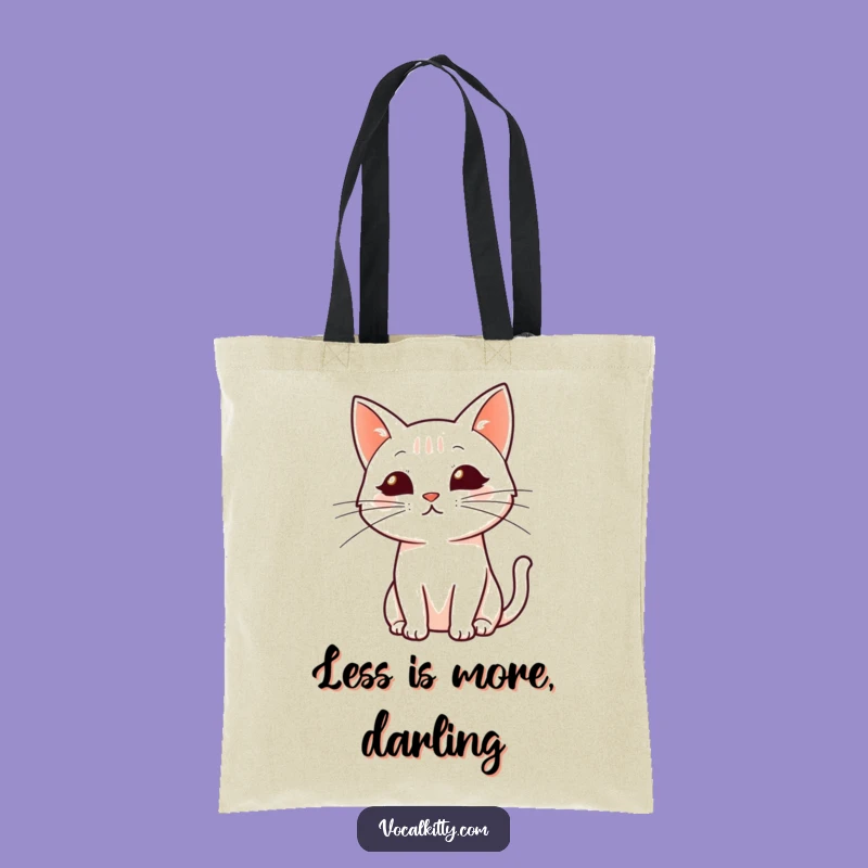 Funny Dynamic Whiskers Cat Tote Bag: Carry with Style - Great Funny Gift